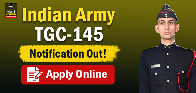 Indian Army TGC-145 Notification Out! Apply Online