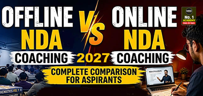 Online vs Offline NDA Coaching 2027: Complete Comparison for Aspirants